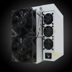 BITMAIN Antminer KS5 20T Kaspa ASIC miner with dual high speed cooling fans and compact metal enclosure