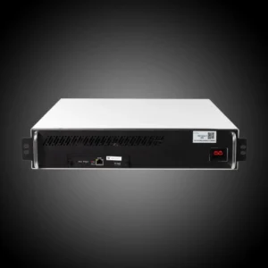 ElphaPex DG Hydro 1 20G Litecoin and Dogecoin ASIC miner with rack mount design and rear network and power connections