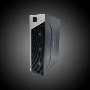Fluminer L1 Pro 6G Litecoin and Dogecoin ASIC miner with vertical tower design and front airflow panel