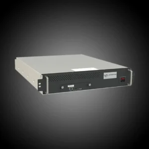 MICROBT Whatsminer M73 470T Bitcoin ASIC miner rear angled view showing rack mount chassis, ventilation grille, control panel, Ethernet port, and status LEDs