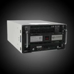 MICROBT Whatsminer M76S 362T Bitcoin ASIC miner rear view showing control panel, Ethernet port, and rack mount handles